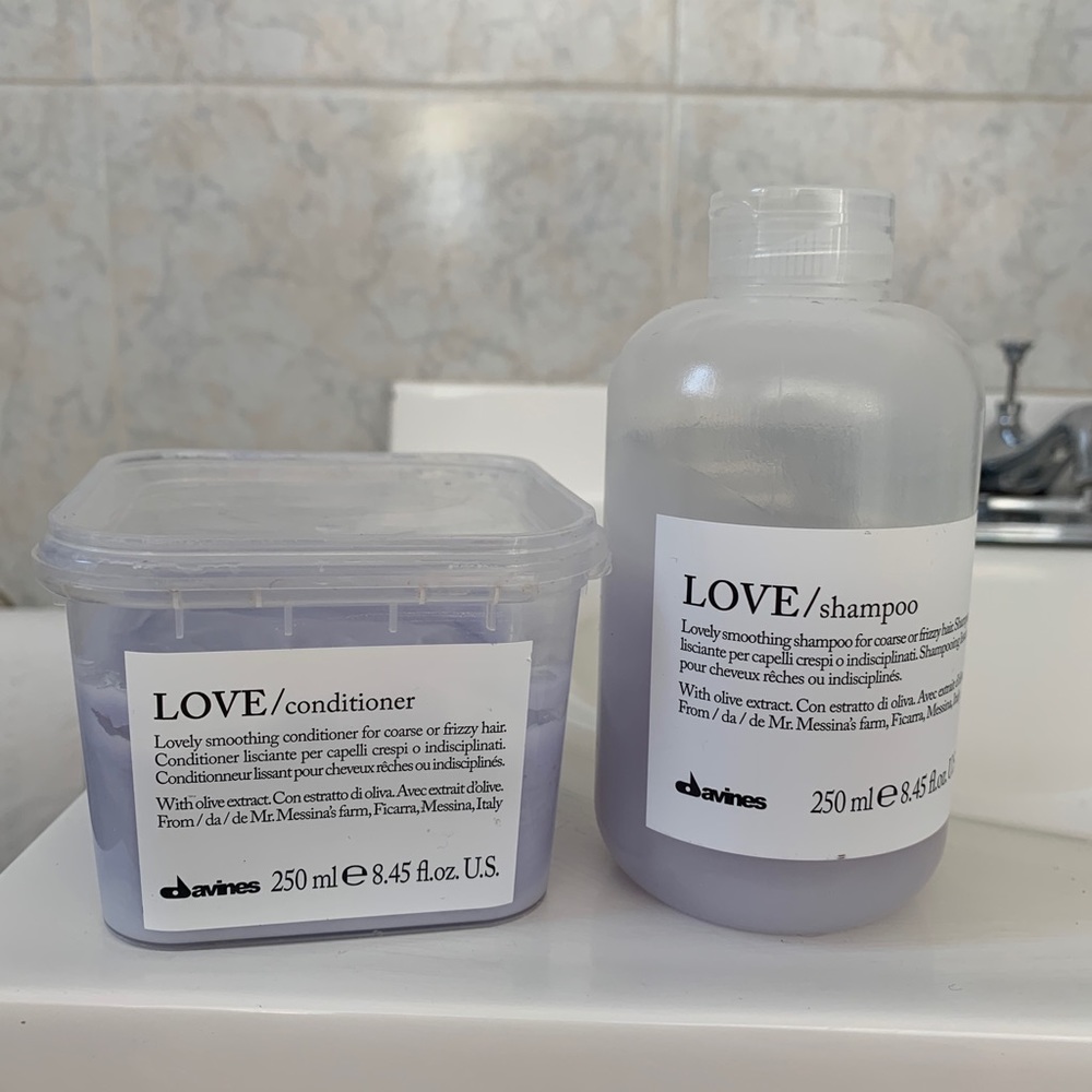 Davines Love Shampoo and Conditioner